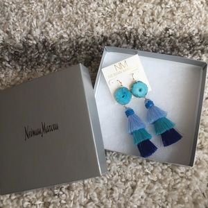 Panacea Stone & Layered Tassel Earrings